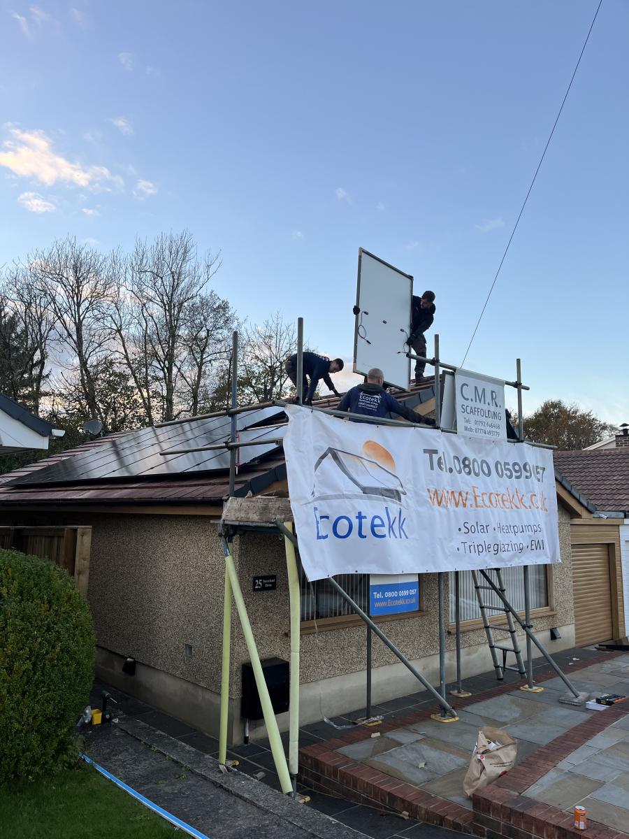 Installing Solar Panels Neath 1